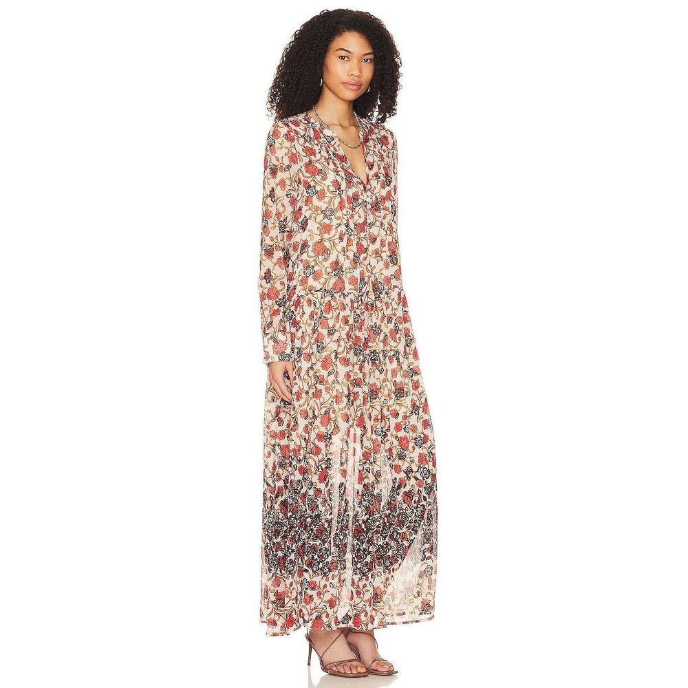 New Free People See It Through Dress in Tea Combo Size Small - Picture 2 of 10